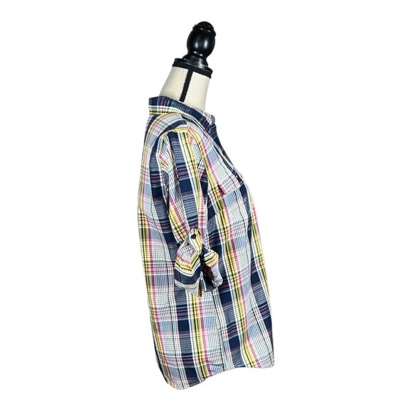 Patagonia Overcast Button Up Plaid Convertible Sleeve Shirt - Picture 3 of 5